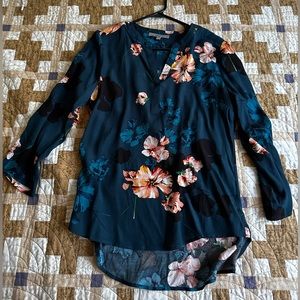 Floral long sleeve top